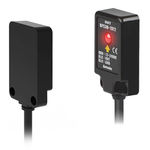 BPS Серия Датчики фотоэлектрические в низкопрофильном корпусе с увеличенным расстоянием срабатывания